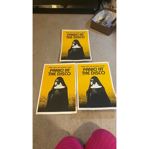 Panic At The Disco Official Tour Poster Silk Screen Print Art - Picture 4 of 7